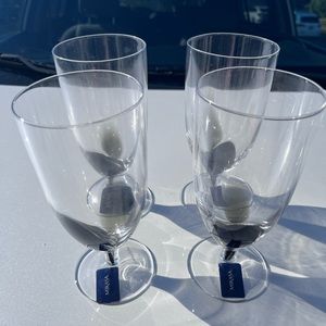 MIKASA KYA SMOKE ICED BEVERAGE 16OZ GLASS SET OF 4